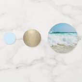 Zeemeerminnenpartij | Monogram Confetti (Achterkanten)