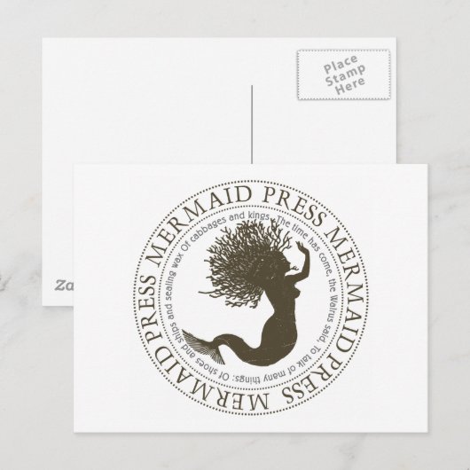 zeemeerminnenpers briefkaart (Voorkant / Achterkant)