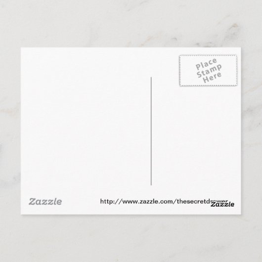 zeemeerminnenpers briefkaart (Achterkant)