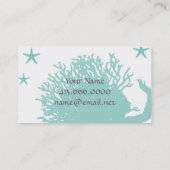 Zeemeerminnenprofielkaart Visitekaartje (Achterkant)