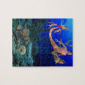 Zeemeerminnenschat onder water legpuzzel (Horizontaal)