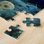 Zeemeerminnenschat onder water legpuzzel (Zijkant)