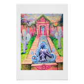 Zeemeerminnentuin van Nefertara art poster (Voorkant)