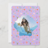 Zeemeerminnenverjaardag onder het Zee Foto Kaart (Achterkant)