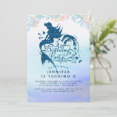 Zeemeerminnenverjaardagsfeest onder het Zee van li Kaart (Staand voorkant)