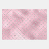  zeemeerminnescales glitter Paars blauw Inpakpapier Vel (Voorkant 2)