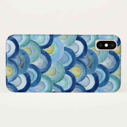 Zeemeerminneschalen en Zeeen glasgolven Case-Mate iPhone Case (Achterkant (horizontaal))