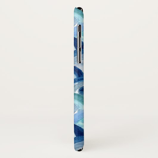 Zeemeerminneschalen en Zeeen glasgolven Case-Mate iPhone Case (Achterkant/links)