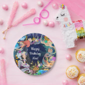 Zeemeerminningen onder het Zee Zeemeermin Bash Bir Papieren Bordje (Feest)