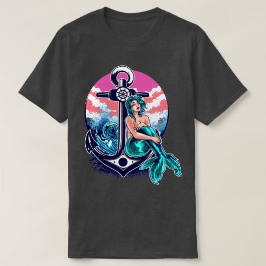 Zeemeerminningen zijn een echt leven in de oceaan t-shirt (Design voorkant)