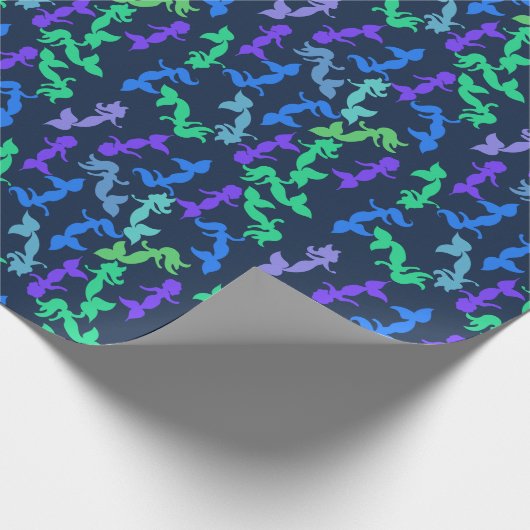 Zeemeerminpatroon Cadeaupapier (Hoek)