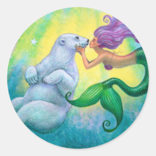 Zeemeermin's Polar Beer Kiss Sticker
