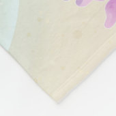 ZEEMEERMIN'S, VISSEN, GOLVEN & MOOIE KLEUREN FLEECE DEKEN (Hoek)