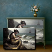 Zeemeermin's Zeerol in Goud Decoupage Tissuepapier