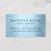 Zeemeerminschaal | Dusty Ice Blue Sheen Branding Visitekaartje (Achterkant)