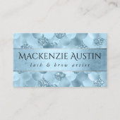 Zeemeerminschaal | Dusty Ice Blue Sheen Branding Visitekaartje (Voorkant)