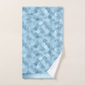 Zeemeerminschaal | Dusty Ice Blue Sheen Luster Bad Handdoek (Handdoek)