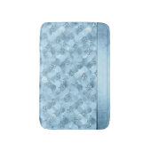 Zeemeerminschaal | Dusty Ice Blue Sheen Luster Badmat (Voorkant Verticaal)