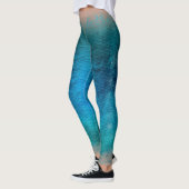 Zeemeerminschaal gemengde taille Leggings Caribbea (Links)