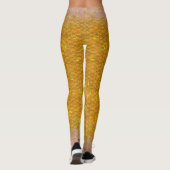 Zeemeerminschaal gemengde taille Leggings Gouden V (Achterkant)