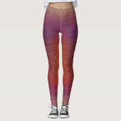 Zeemeerminschaal gemengde taille Leggings Violet D (Voorkant)