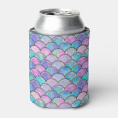 Zeemeerminschaal Japans Waterverf Pattern Blikjeskoeler (Blikje Voorkant)