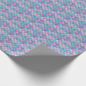 Zeemeerminschaal Japans Waterverf Pattern Cadeaupapier (Hoek)
