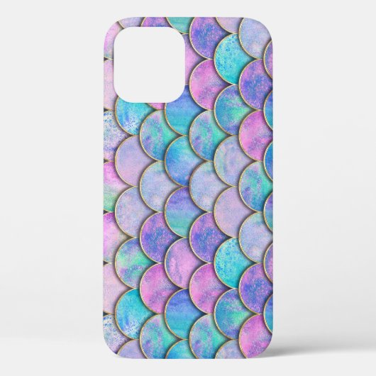 Zeemeerminschaal Japans Waterverf Pattern Case-Mate iPhone Case (Achterkant)