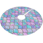 Zeemeerminschaal Japans Waterverf Pattern Kerstboom Rok (Gekanteld)