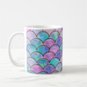 Zeemeerminschaal Japans Waterverf Pattern Koffiemok