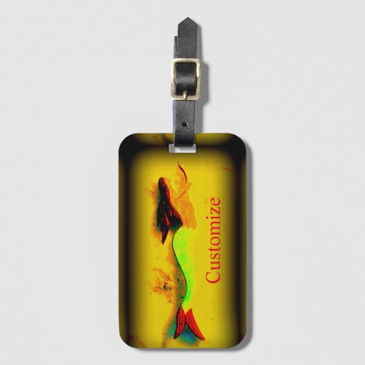 zeemeerminspectie bagagelabel (Voorkant (verticaal))