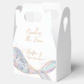 Zeemeerminstaart 1e verjaardag bedankdoosjes (Geopend)