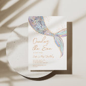 Zeemeerminstaart 1e verjaardag kaart