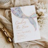 Zeemeerminstaart 1e verjaardag kaart