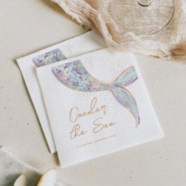 Zeemeerminstaart 1e verjaardag servet