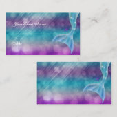 Zeemeerminstaart betoverd onder de Zeeen tafel zit Plaatskaartje (Voorkant / Achterkant)