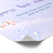 Zeemeerminstaart - Hoeveel VISSEN zitten er in de  Poster (Hoek)