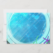 Zeemeerminstaart Magie Onder de Zee Zoete 16 RSVP  Kaart (Achterkant)