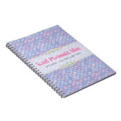 Zeemeerminstaart Schub & Parel Pastel Glitter Boet Notitieboek (Rechterzijde)