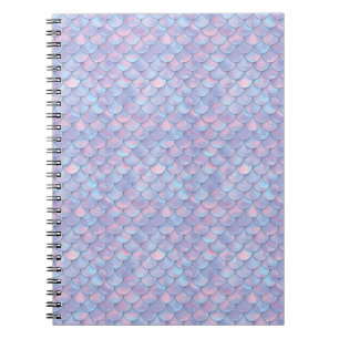 Zeemeerminstaart Schub Pastel Paars Glitter Boutiq Notitieboek