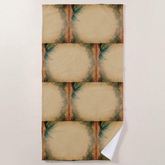 zeemeerminstaart strandlaken (Voorkant)