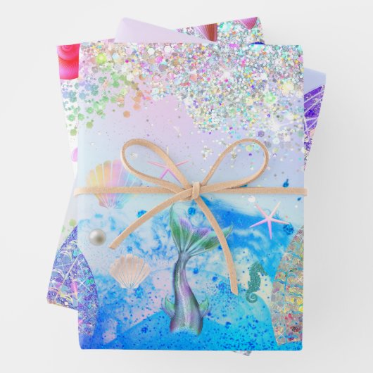 Zeemeerminstijl Inpakpapier Vel (In situ)