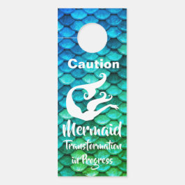 Zeemeermintransformatie in uitvoering/voltooid | deurhanger