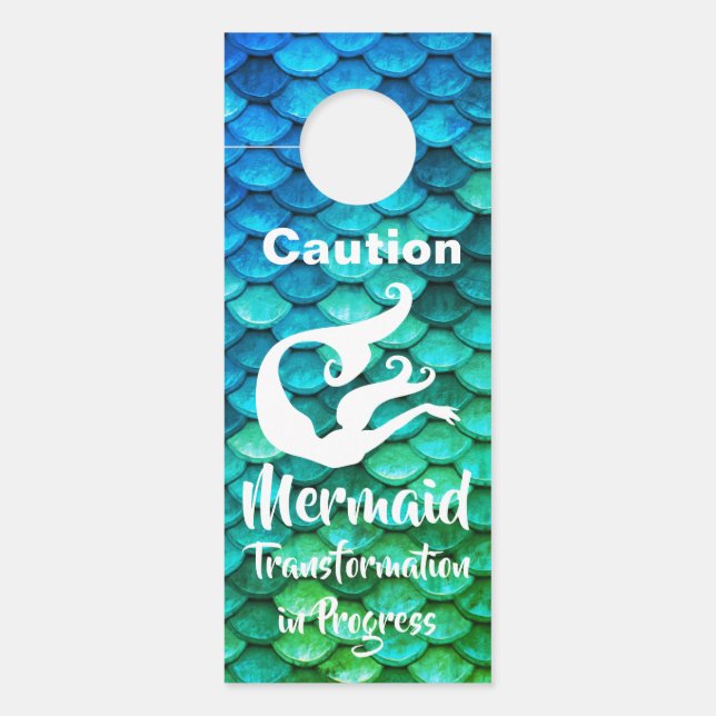 Zeemeermintransformatie in uitvoering/voltooid | deurhanger (Voorkant)