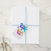 Zeemeerminwensen & Zeesterrenkussen Waterverf Zome Cadeaulabel (Met Touw)