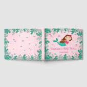 Zeemeerroze onder het Baby shower van het Zee Gastenboek (Volledig)