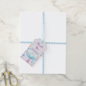 Zeemeervis Baby shower schelvis onder Zee B Cadeaulabel (Met Touw)