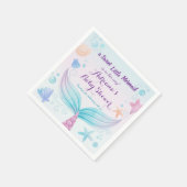 Zeemeervis Baby shower schelvis onder Zee B Servet (Hoek)