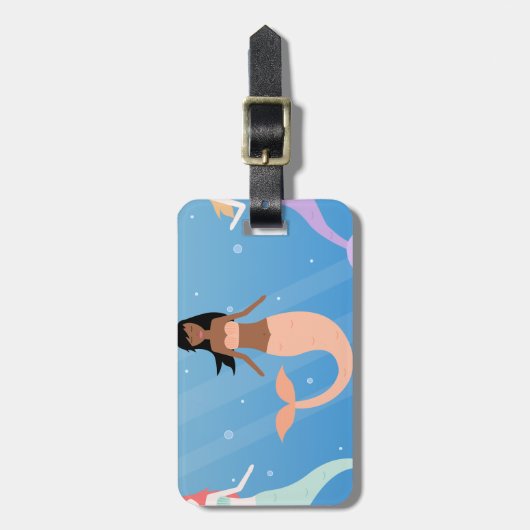 zeemeervis bagagelabel (Voorkant verticaal)