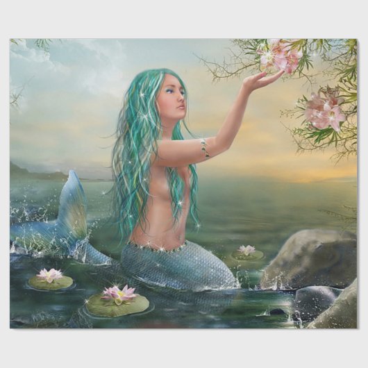 zeemeervis cadeaupapier (Vlak)